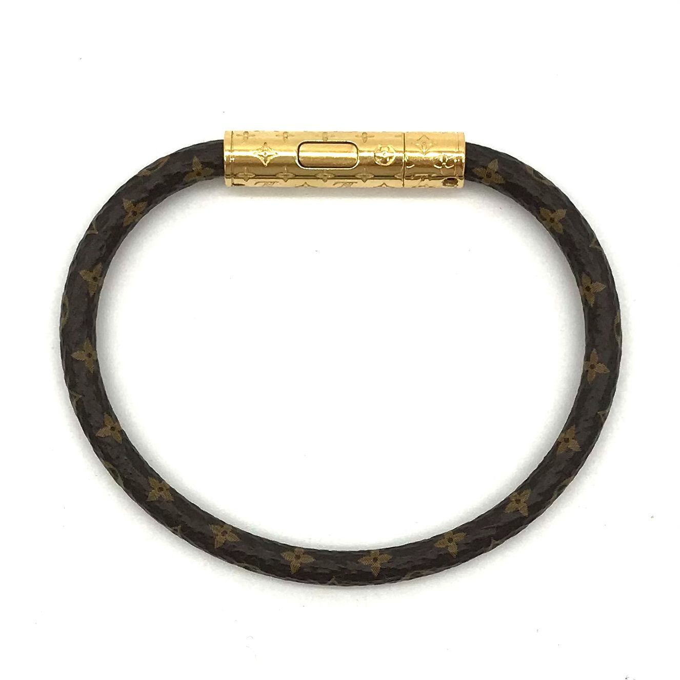 ▽LOUIS VUITTON/ルイヴィトン モノグラム ブラスレ LV コンフィ
