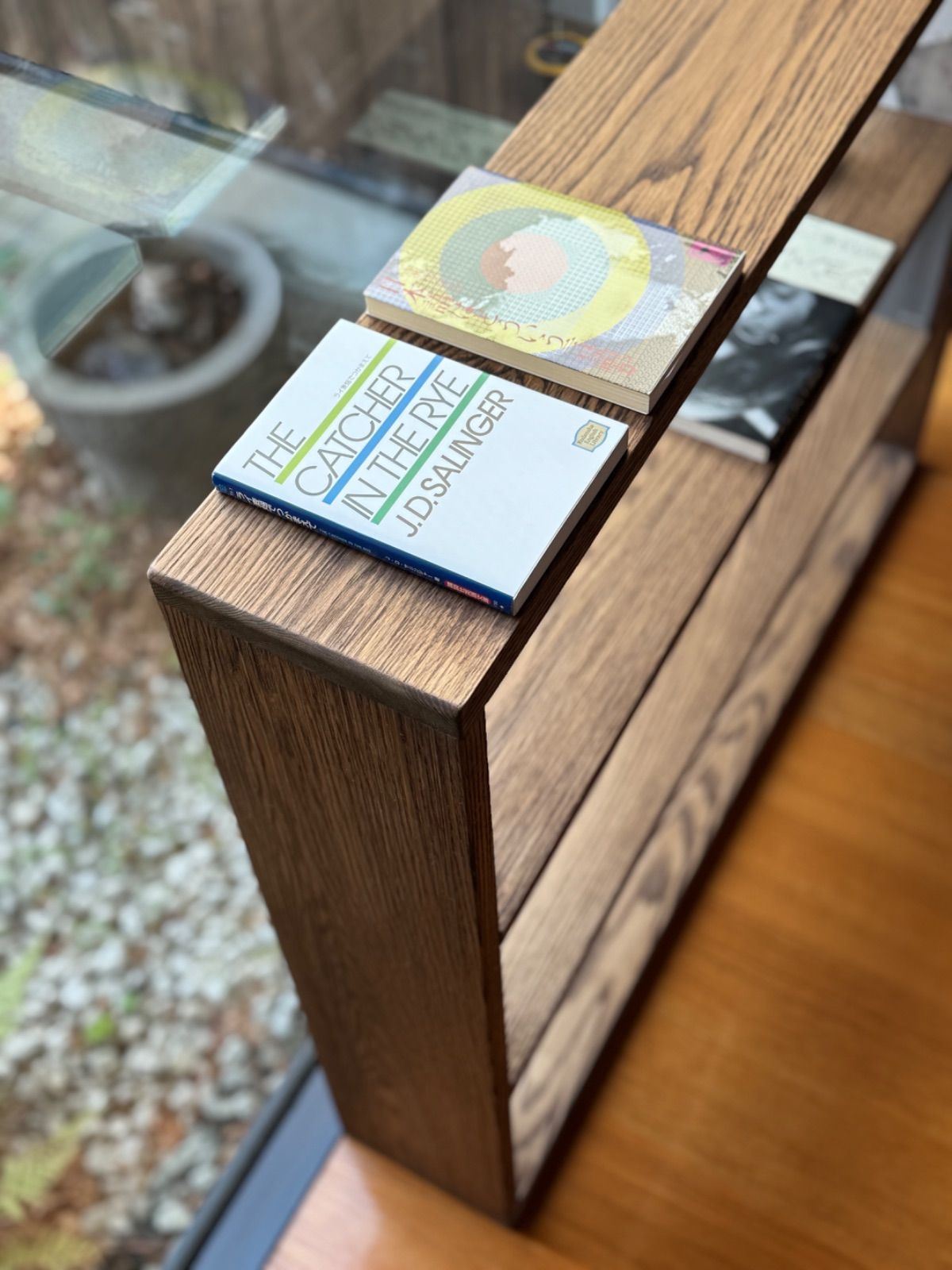 タモ無垢材の棚 スリムLサイズ