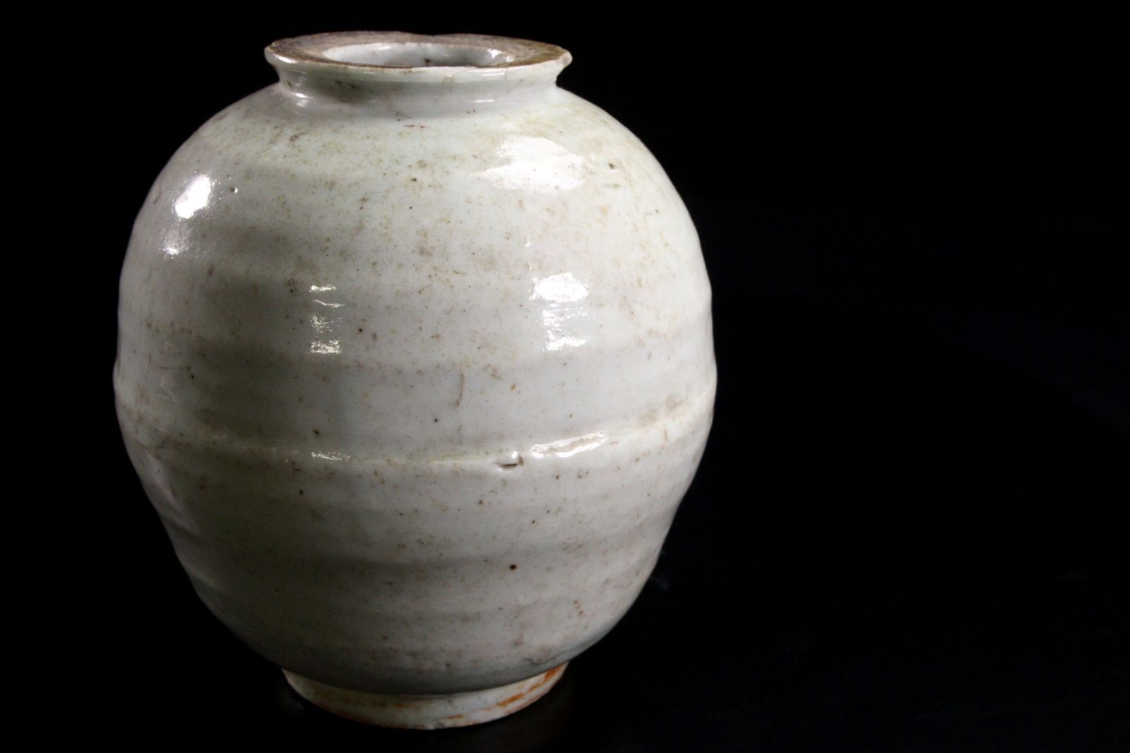 李朝時代 白磁製 提灯壷 30.5cm 朝鮮古陶 唐物 骨董 古美術 楾