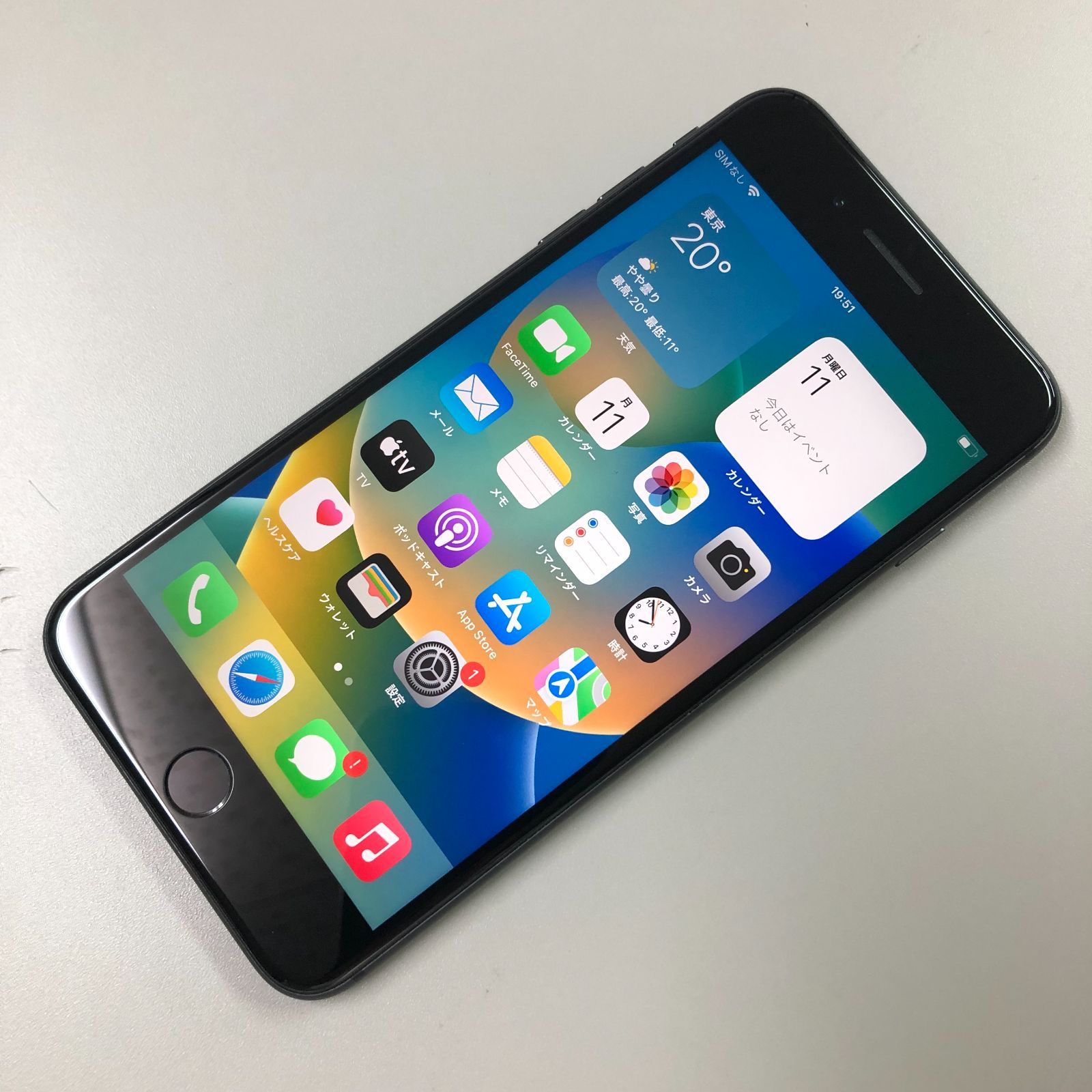 iPhone - iPhone 8 Plus Space Gray 64 GB SIMロック解除済 iPhone 8 Plus Space Gray 64GB SIMロック解除済