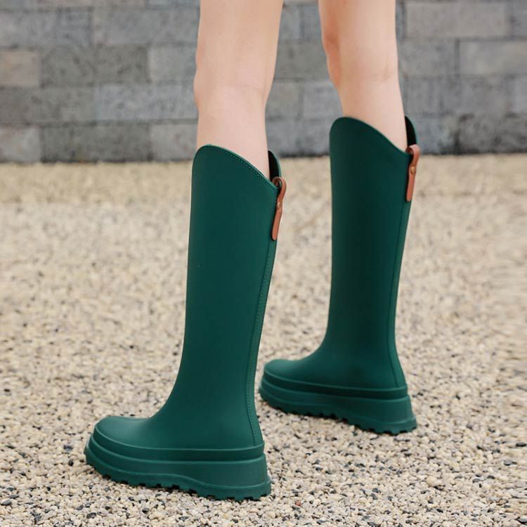  ロングレインブーツ レディース ブーツ レインシューズ 長靴 雨靴 ロングブーツ 厚底 靴 完全防水 ロング丈 雨 梅雨対策 台風対策 アウトドア 防滑 きれいめ 通勤 通学 園芸 作業 ガ sam 1387 レインシューズ 長靴 レインシューズ