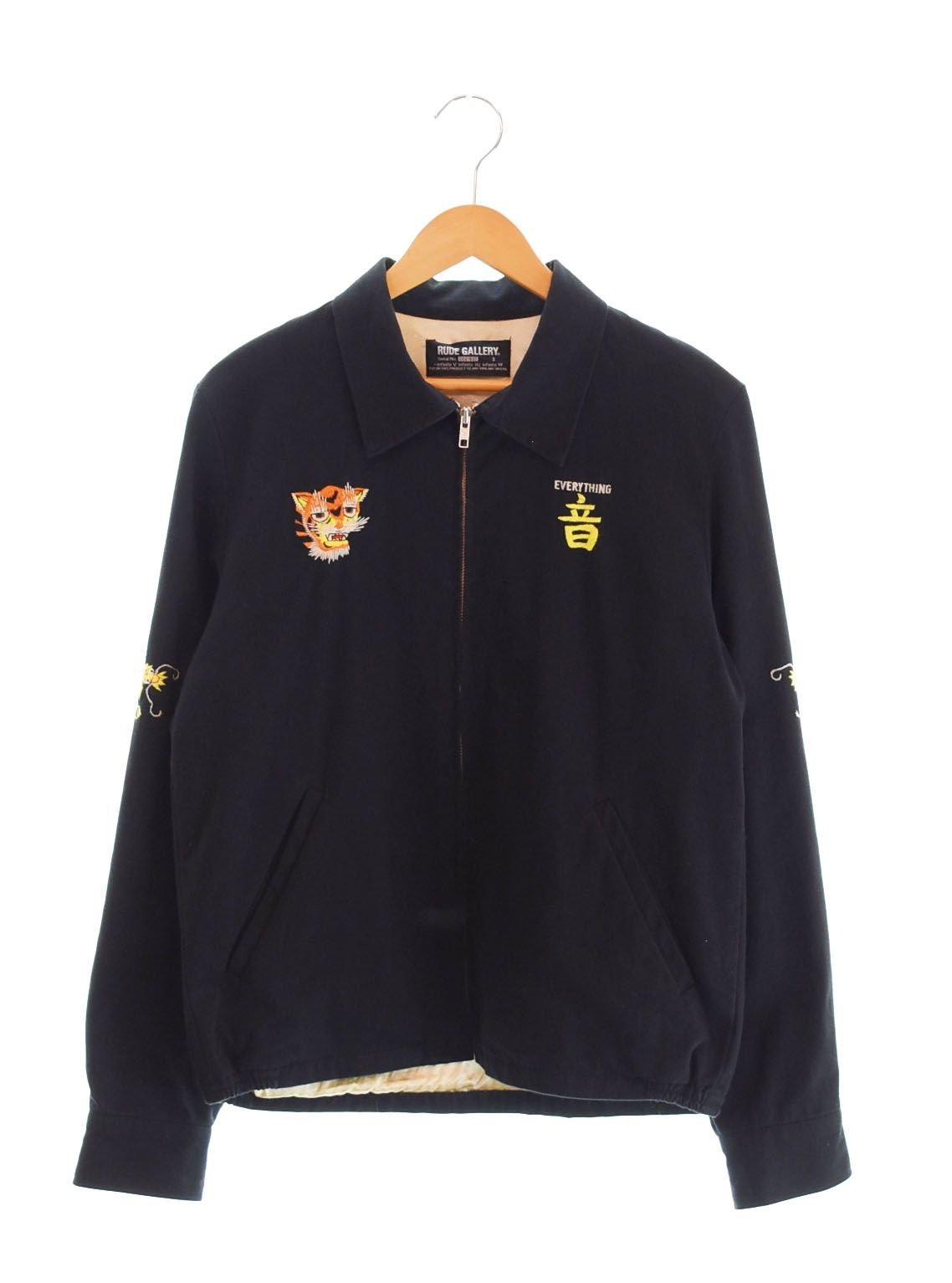 ルードギャラリーRude Gallery 刺繍ジャケット オリーブグリーン RUDE GALLERY STONED TIGER x MARIA SOUVENIR JACKET | RUDO-WEB
