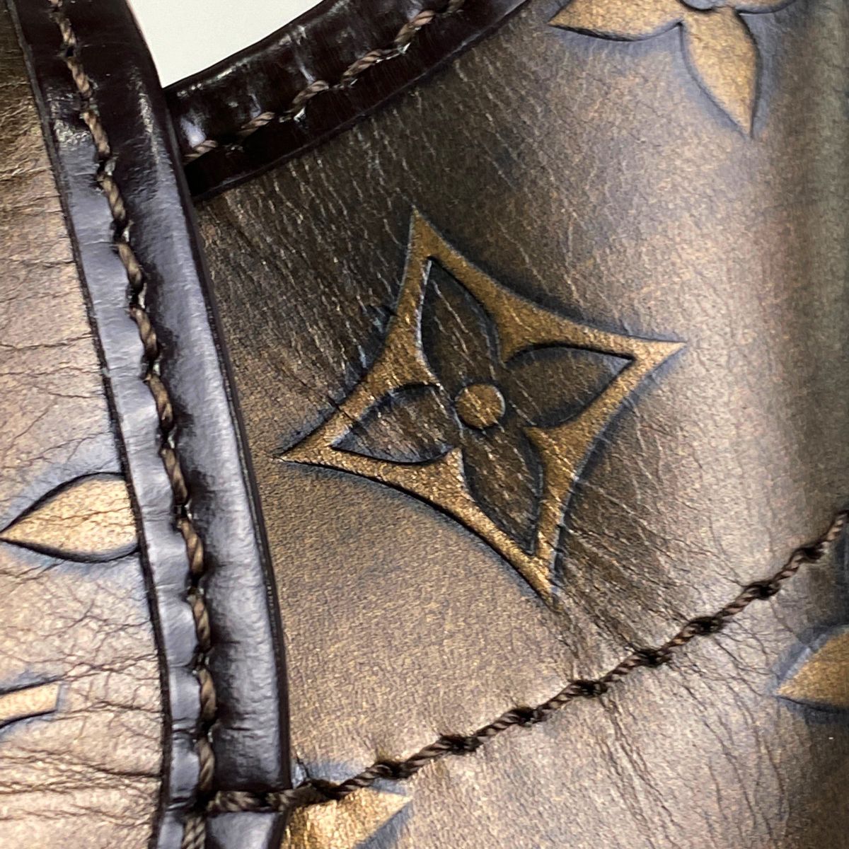 ルイ・ヴィトン Louis Vuitton セルジャン GM モノグラムブロンズ 