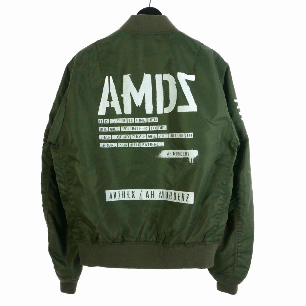 アヴィレックス AVIREX AH MURDERZ MA1 ジャケット ブルゾン L