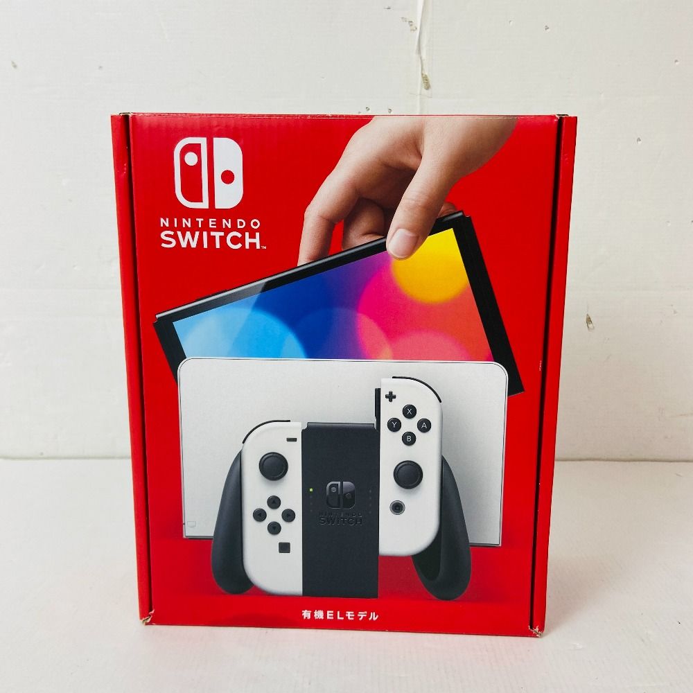 04w1278□Nintendo Switch 有機EL 本体 ホワイト※Switchドッグ裏蓋無し。 中古品 - メルカリ