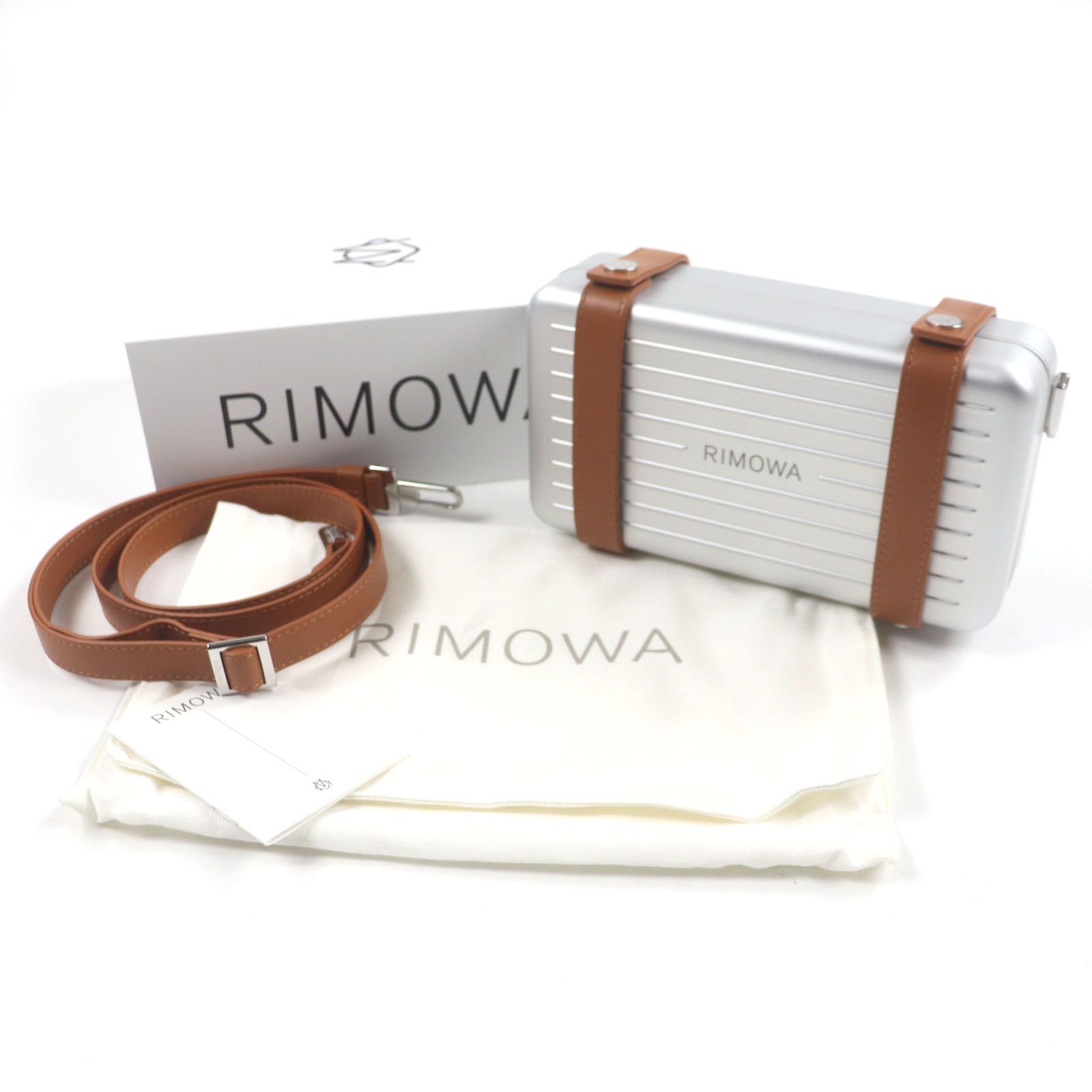 未使用品▽RIMOWA リモワ 2DRCA295YWT-H31E アルミニウム レザー  