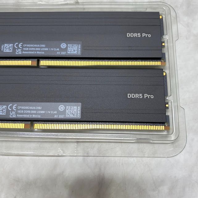 Crucial PRO デスクトップ用メモリ 16GBX2枚 DDR5-5600 Crucial(クルーシャル) PRO (マイクロン製) デスクトップ用