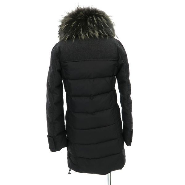 DUVETICA ダウンコート黒38 デュベティカ ダウンジャケット サイズ38 クロ