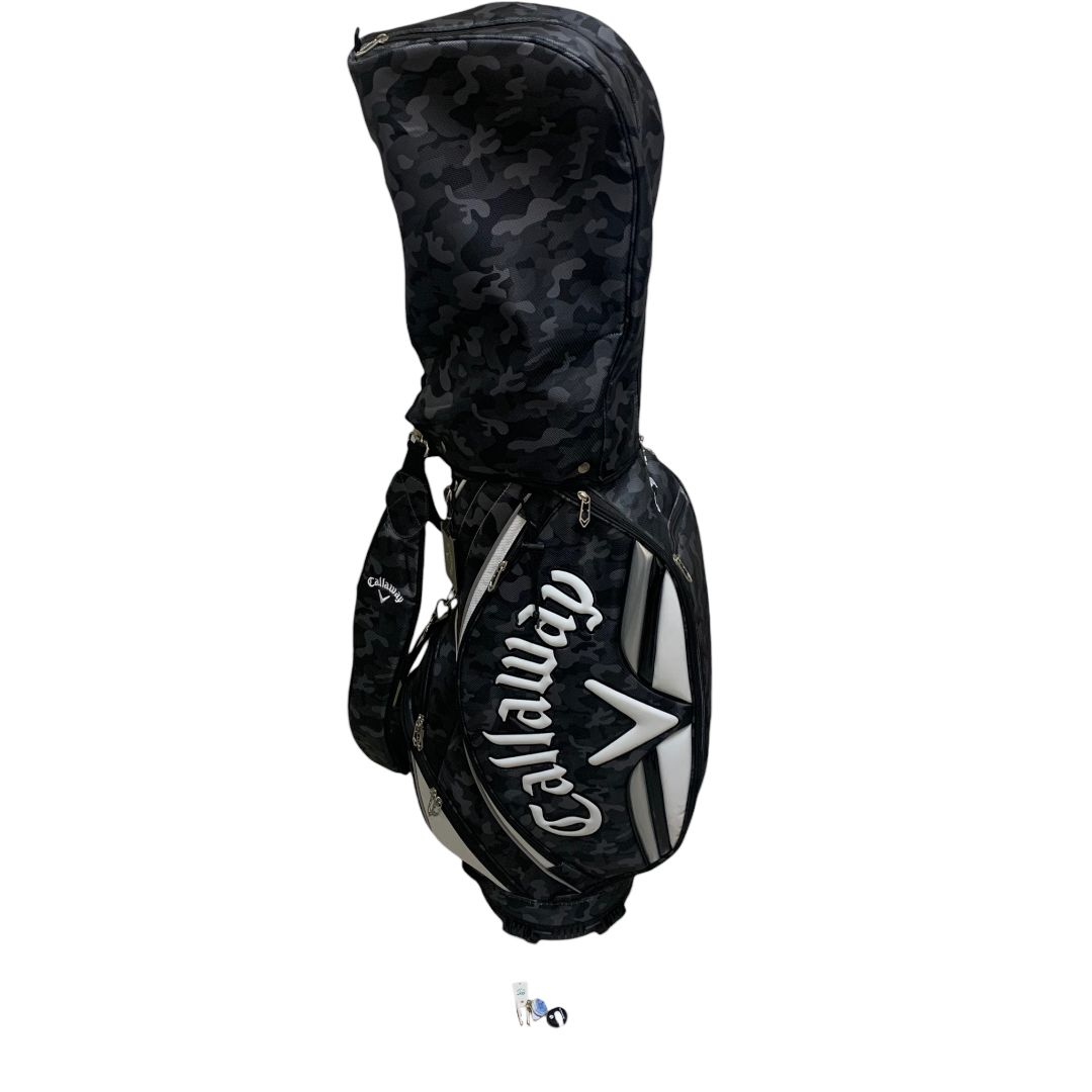 【新品 未使用】Callaway キャロウェイ 迷彩柄 ゴルフバッグ Callaway キャロウェイ カモフラ 迷彩柄 キャディバッグ 名前