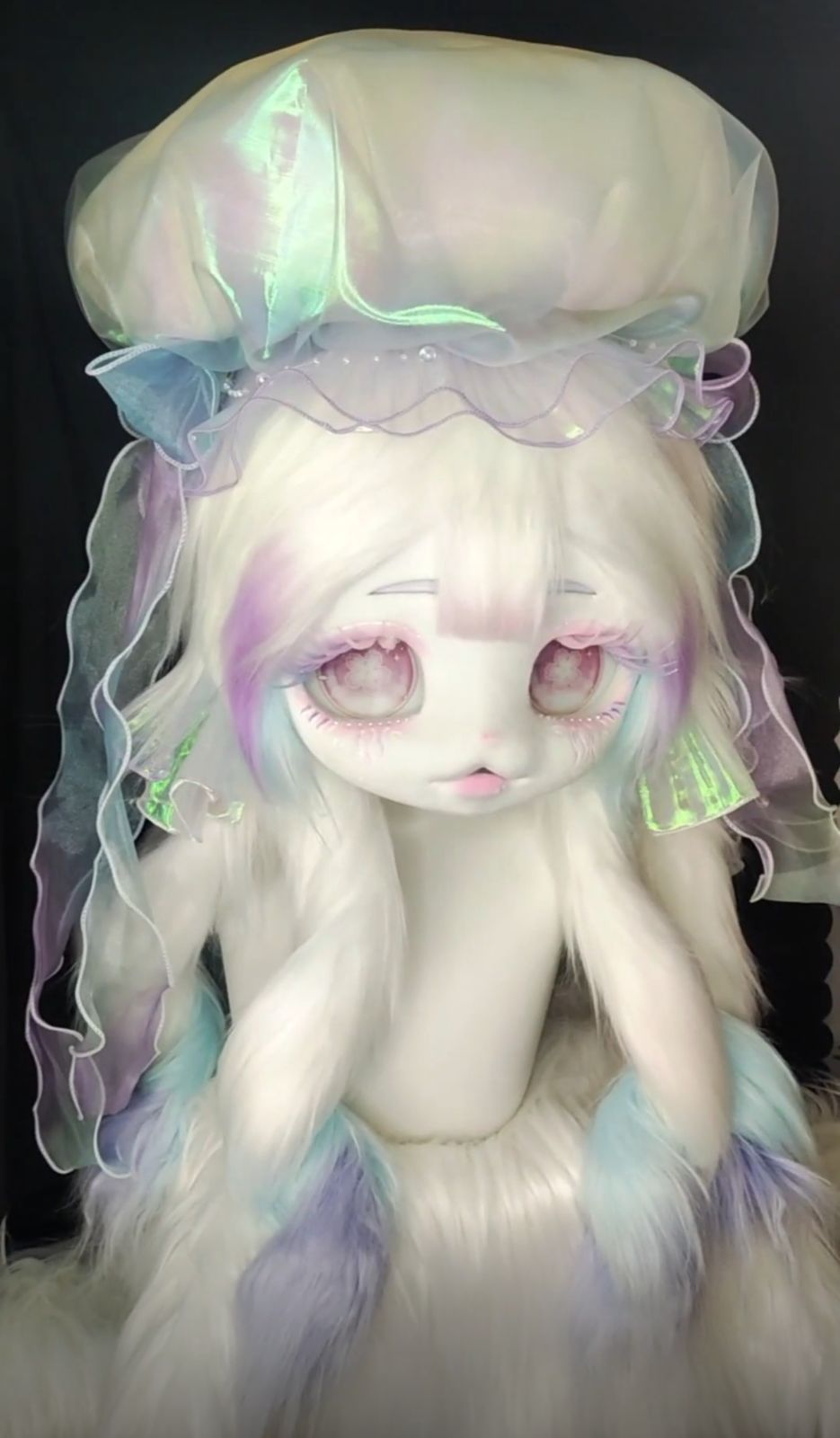 着ぐるみヘッド ファースーツ NO.41 クラゲ 全頭ヘッド ケモノ マスク ぬいぐるみ コスプレ コスチューム 一品のみ