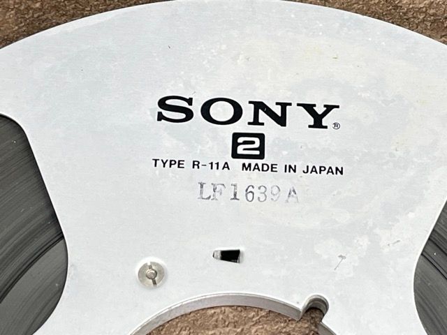 着心地 メタルオープンリールテープ 10号 3点セット SONY ソニー TYPE R-11A オーディオ機器 514309