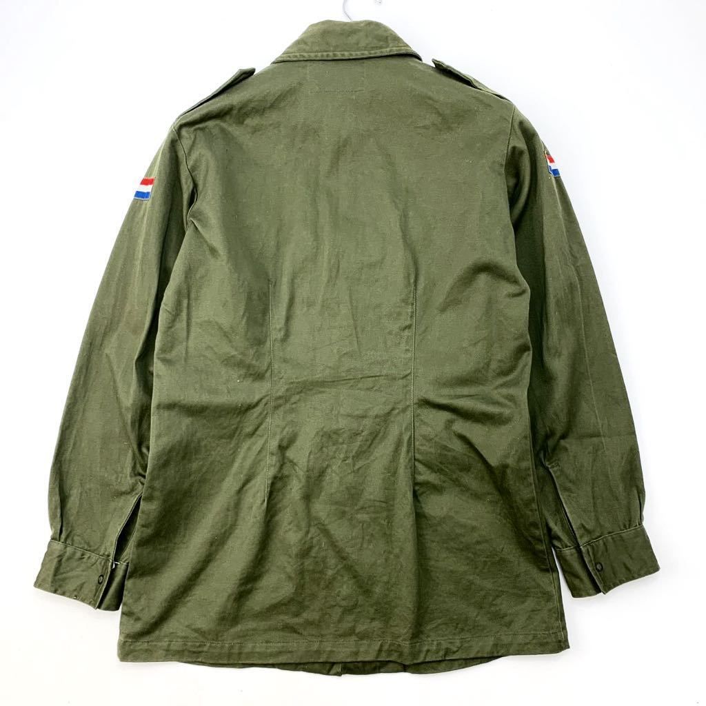 ユーロ ヴィンテージ オランダ軍 78年 ミリタリージャケット ユーロ ヴィンテージ オランダ軍 78年 ミリタリージャケット