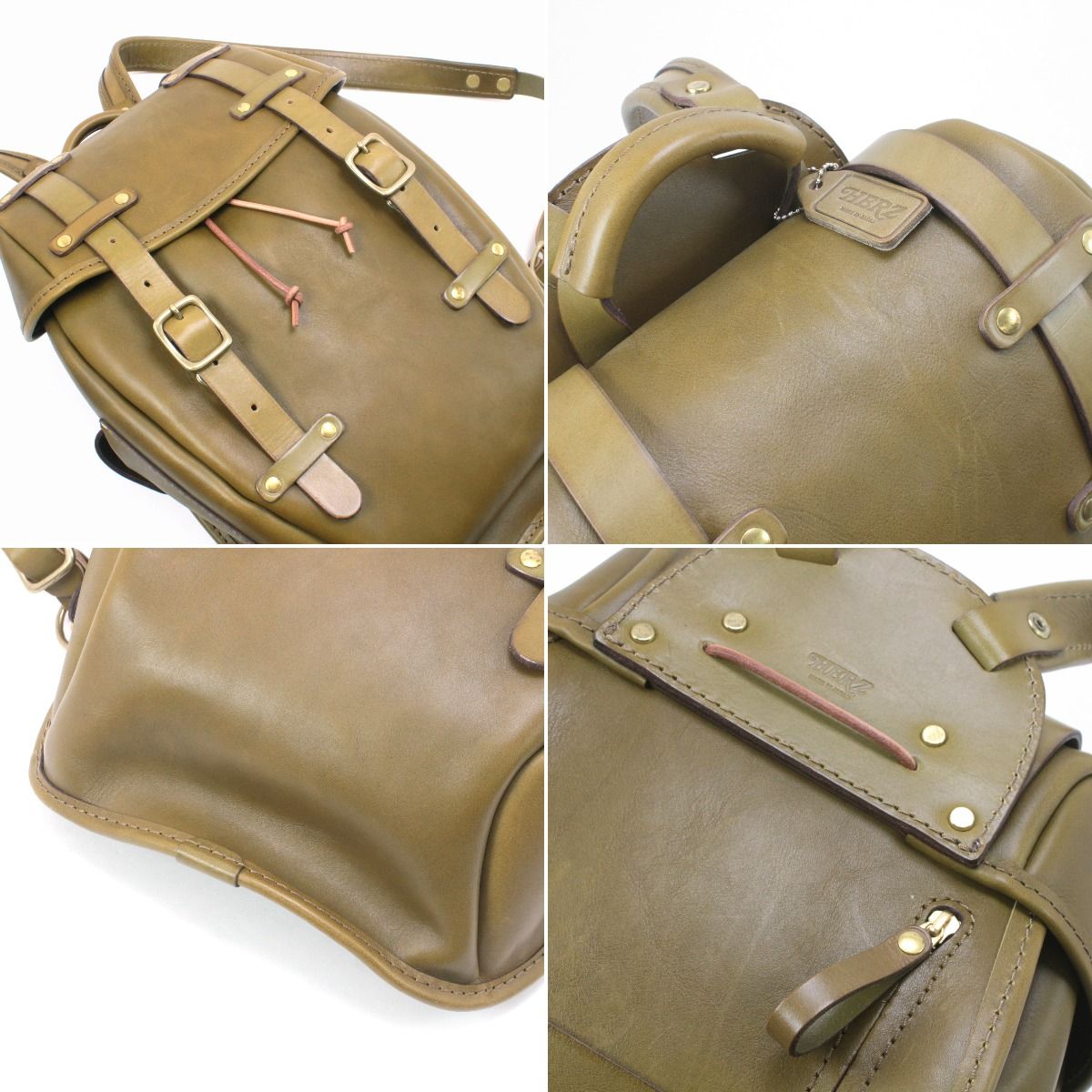 HERZ リュック オリーブ - メルカリ 