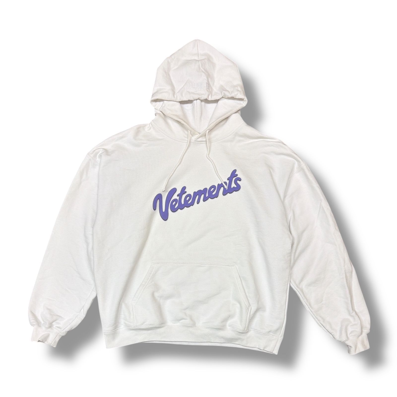 VETEMENTS Logo Print Hoodie ロゴプリントフーディー パーカー