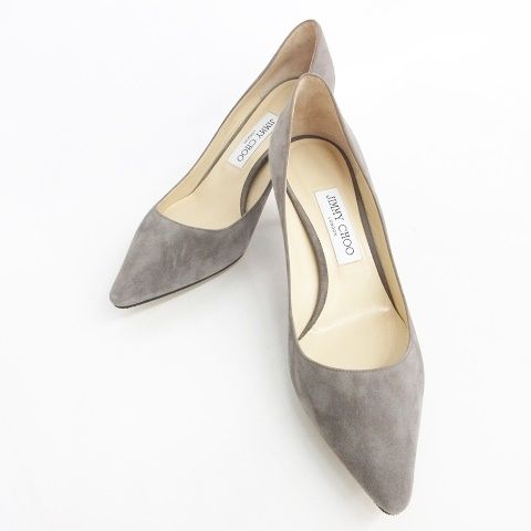 ジミーチュウ JIMMY CHOO パンプス ポインテッドトゥ ヒール スエード