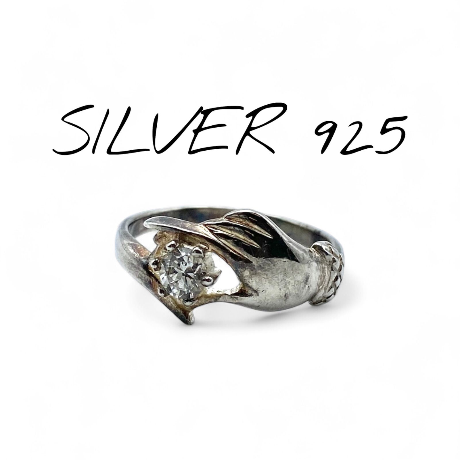 VINTAGE ヴィンテージ シルバー ブラック オニキス リング 指輪