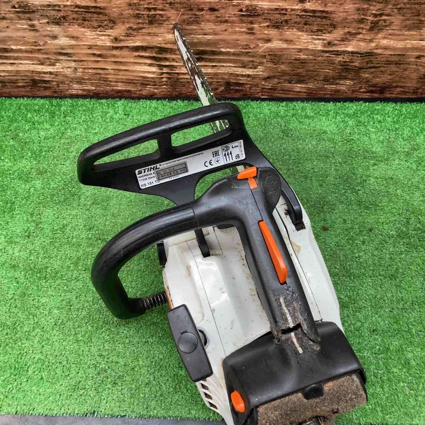 ジャンク品】STHIL/スチール エンジンチェンソー MS151TC ハンドル割れ 