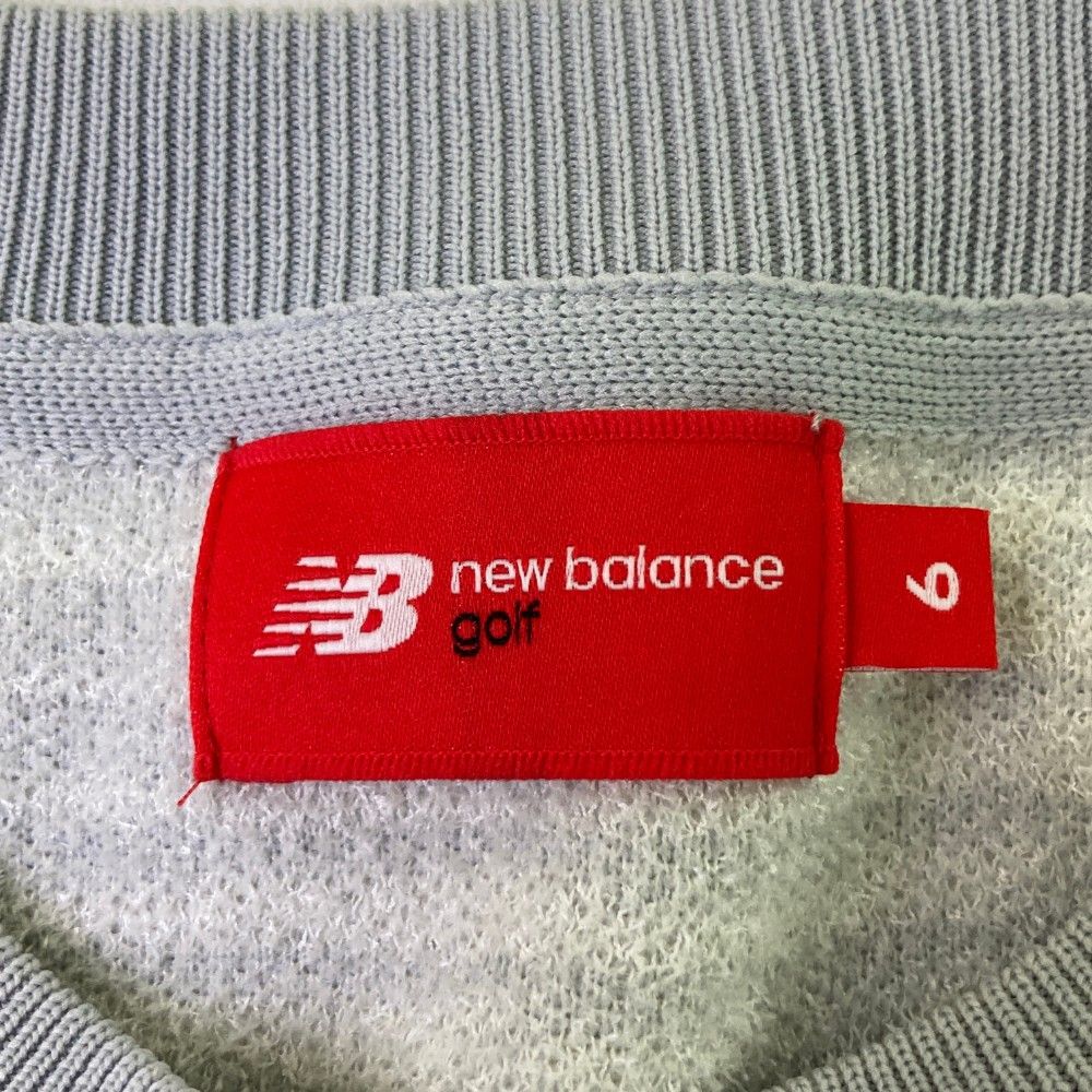 サイズ：6 NEW BALANCE GOLF ニューバランス 2023年モデル ; ニットセーター 総柄 グレー系 [240101352846] ゴルフウェア メンズ ストスト サイズ：6 NEW BALANCE GOLF ニューバランス 2023年モデル
