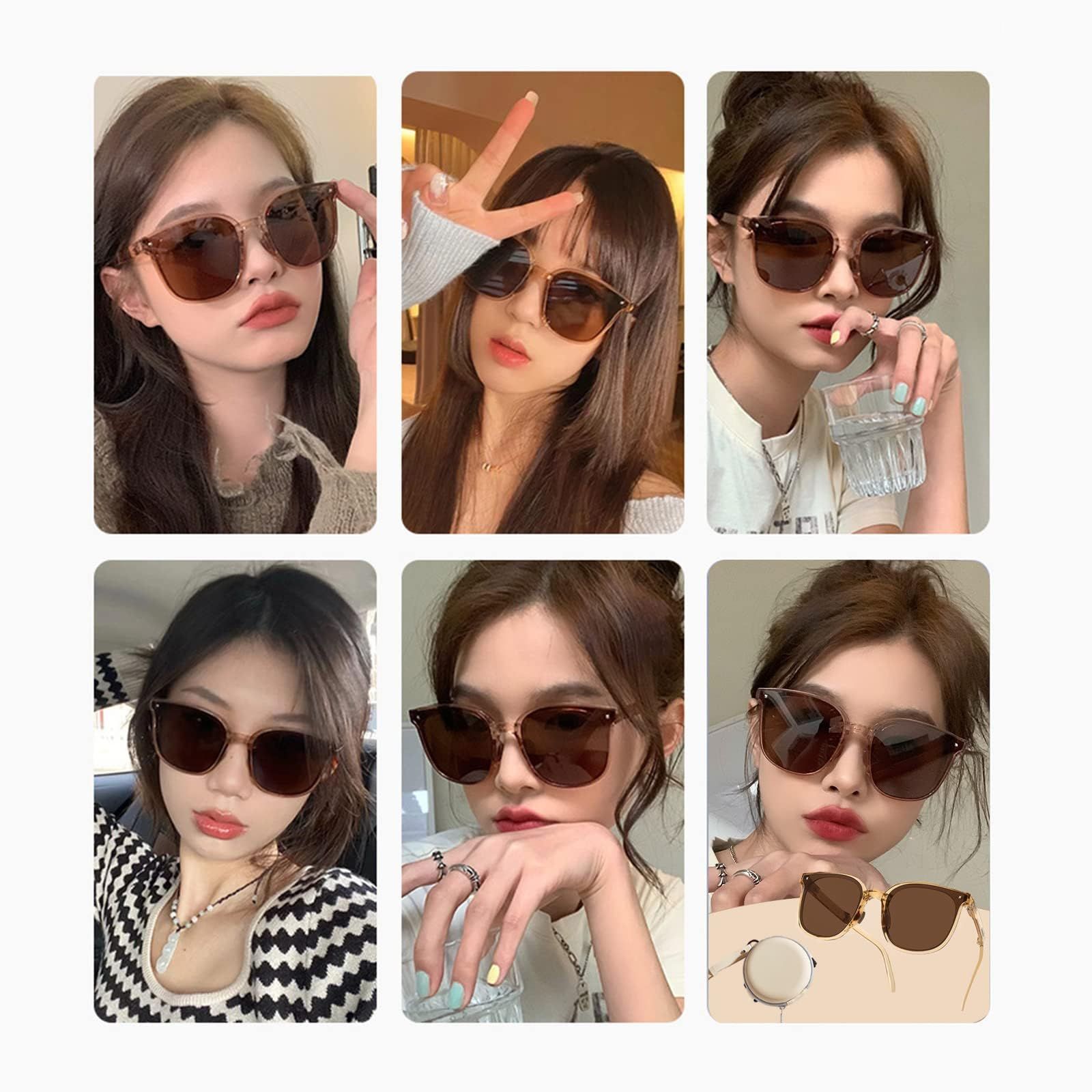 オーバーサングラス UV400