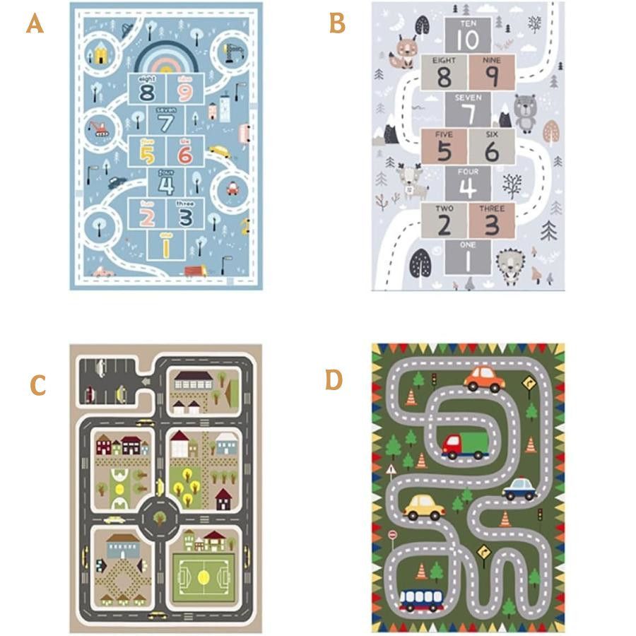 子供ゲームパッド 遊びマット 道路交通 数字柄 プレイマット 120*160 Amazon.co.jp: 子供ゲームパッド 遊びマット 120*160cm 道路交通