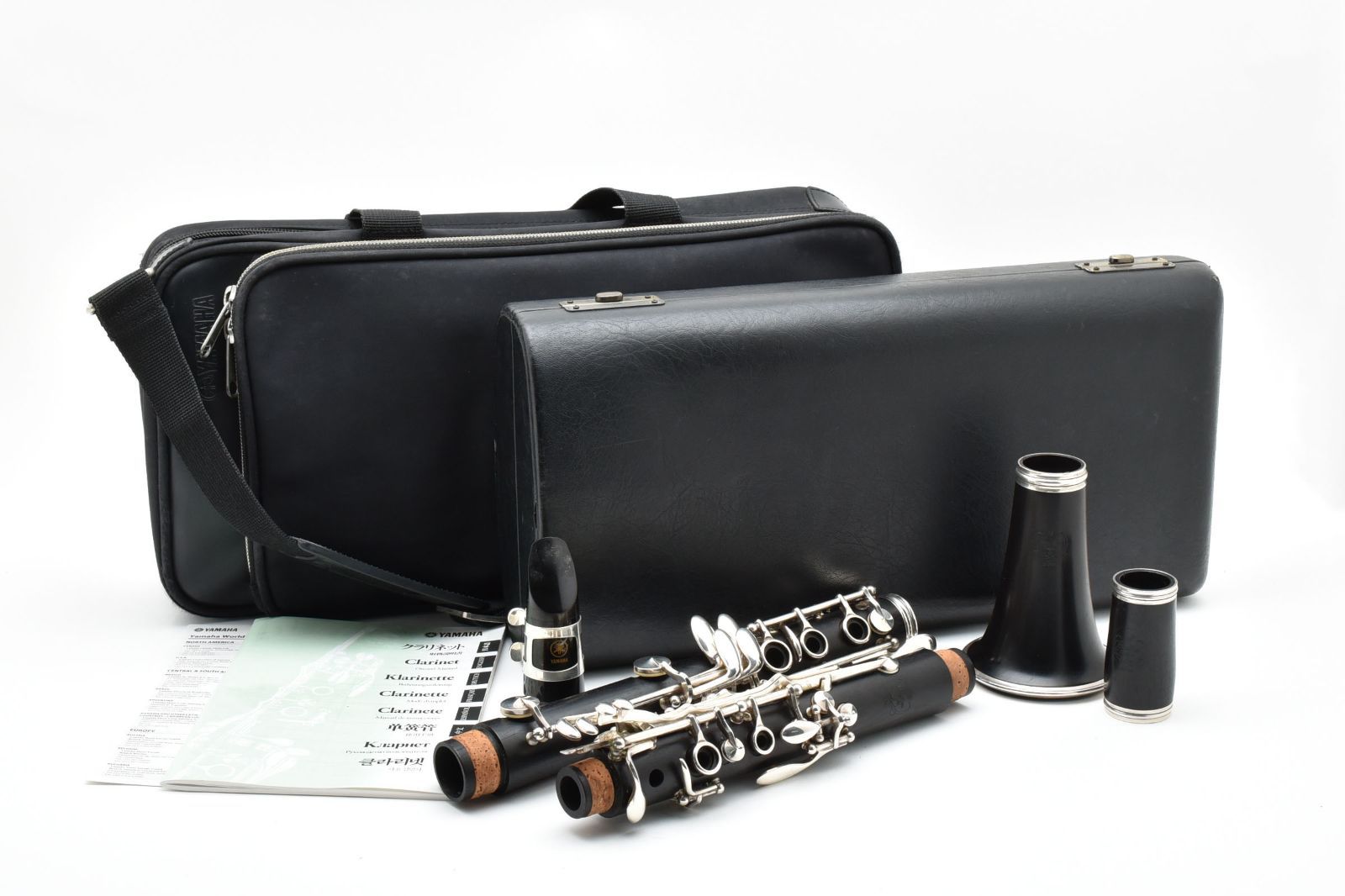 YAMAHA YCL-851 II カスタム クラリネット 木製 管楽器 ケース バッグ マウスピース 4C 付 吹奏楽 ヤマハ YCL851II