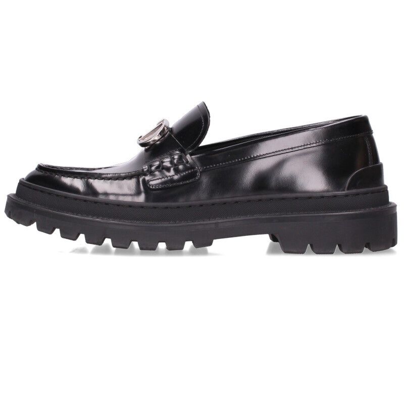 ディオール CDロゴプレート ローファー レザーシューズ メンズ 39