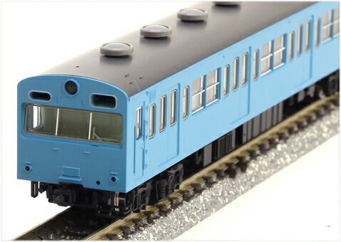 103系通勤電車(初期型非冷房車・スカイブルー) 基本セット(3両