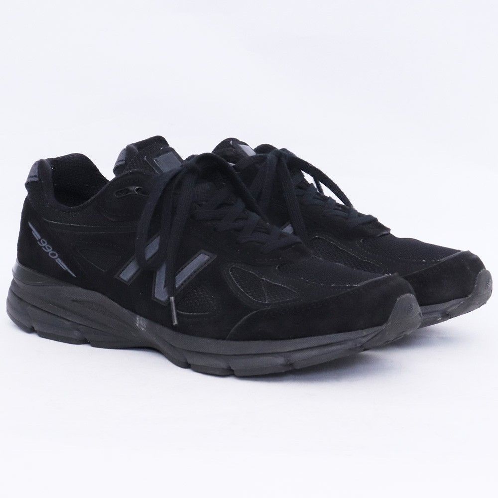 27.5cm NEW BALANCE 990V4 ローカットスニーカー Triple Black M990BB4 