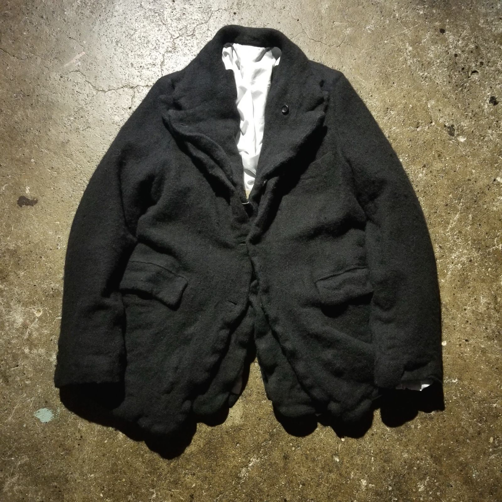 コムデギャルソンオムプリュス縮絨ジャケット2024aw