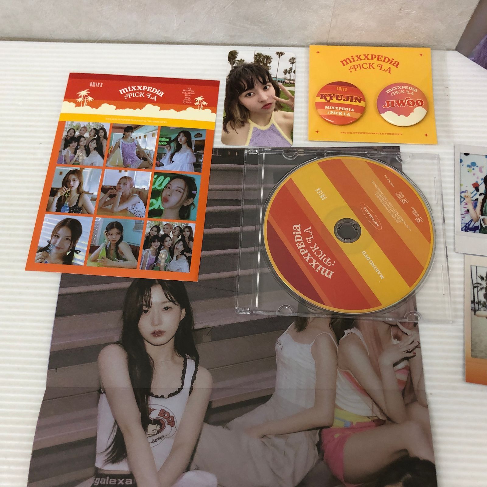 NMIXX mixxPEDIA 新品未開封 欠品あり】NMIXX miXXpedia PICK LA 1st Photobook グッズ DVD