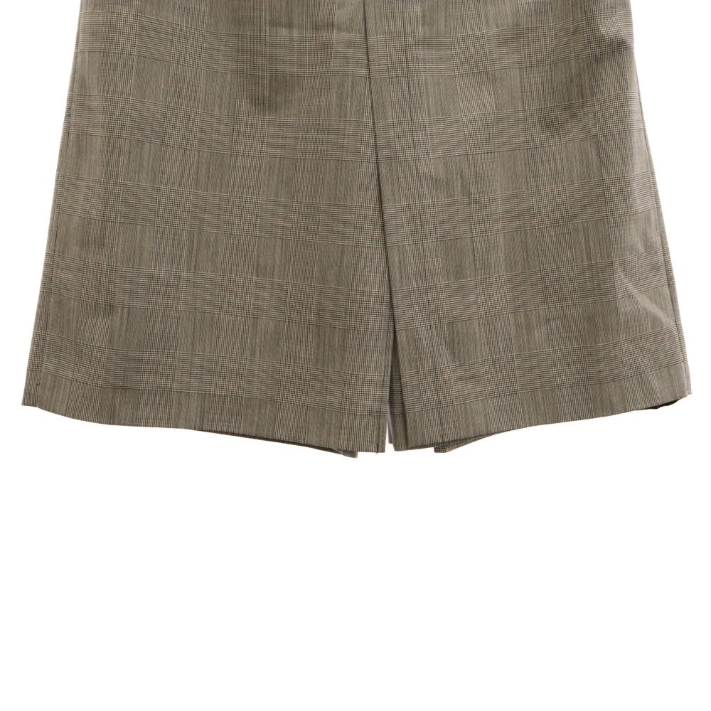 VETEMENTS (ヴェトモン) グレンチェック レイヤード スカートパンツ