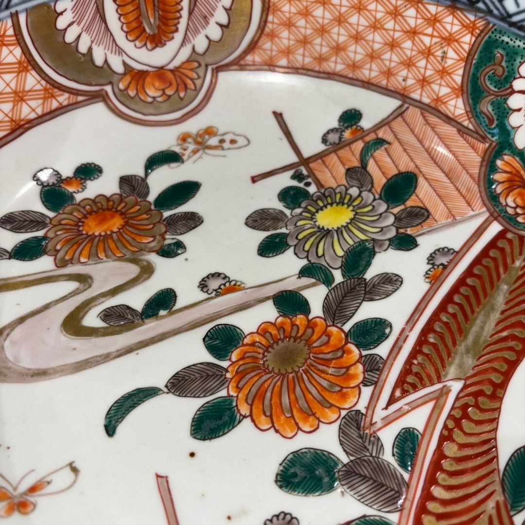 古伊万里 3つ鉢セット 金彩 色絵 色絵磁器 明治江戸 骨董 アンティーク