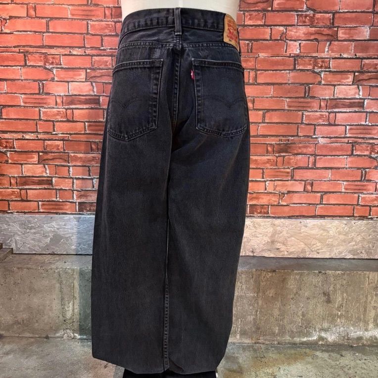 USA 古着 Levi s 505 ブラックデニムパンツ ワイド アメカジ シティ