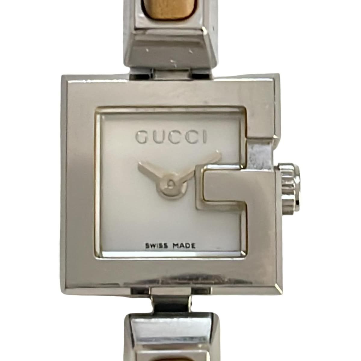 GUCCI グッチ 腕時計 - 102 レディース ホワイトシェル