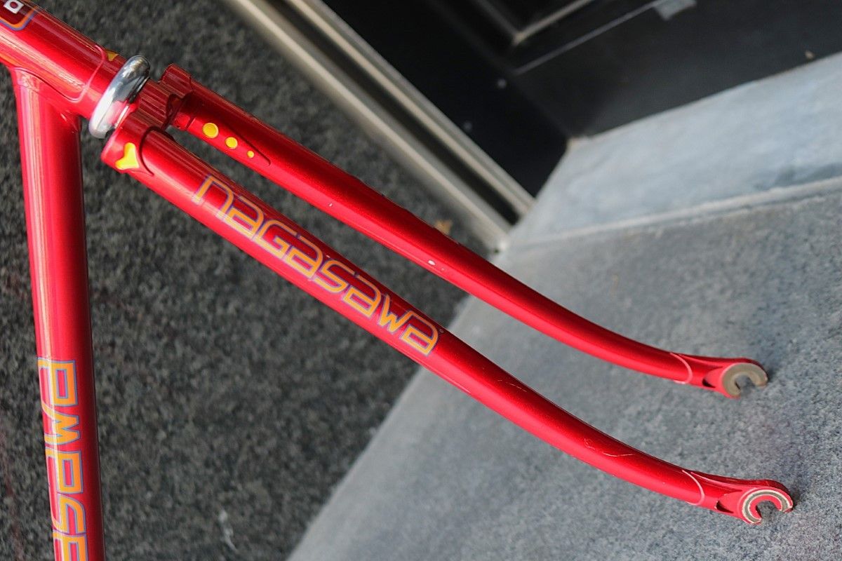 希少 NAGASAWAピストバイク 中野レッド NJS認定車