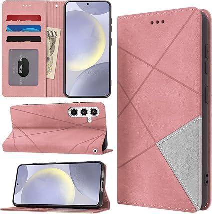Galaxy S24 ケース 手帳型 財布型 耐衝撃 ギャラクシー S24 スマホケース カード収納 横置き機能 SM-S921U SC-51E SCG25 携帯カバー 横置きスタンド機能付 ラップホール付き マグネット内蔵 擦り傷防止