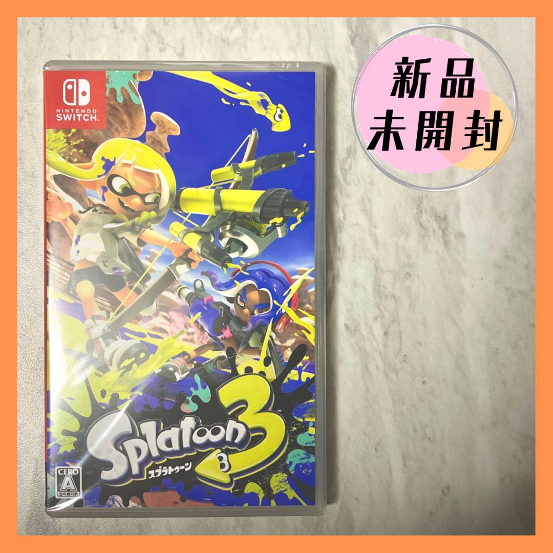 スプラトゥーン3 Nintendo Switch Splatoon3 新品未開封