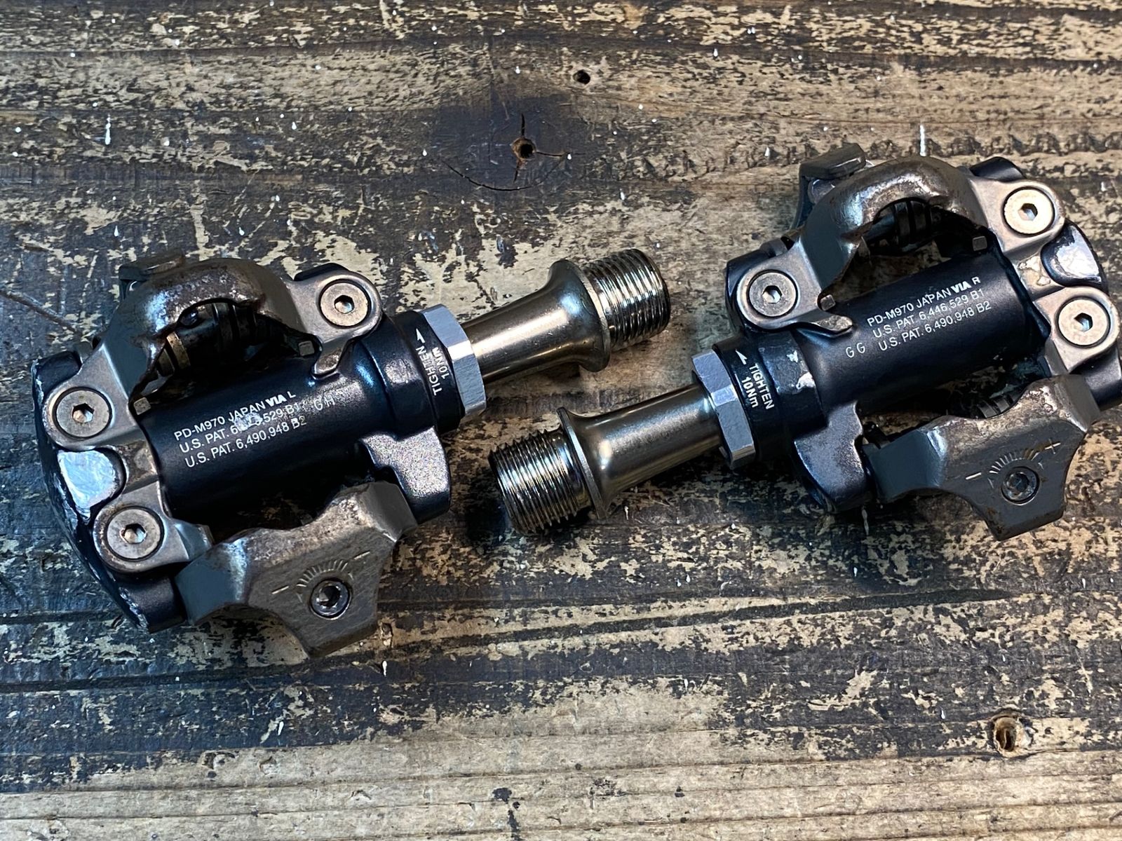Shimano XTR ビンディングペダル　PD-M970 状態良し シマノXTRペダルの独自設計について ～下位グレードSPDペダルと