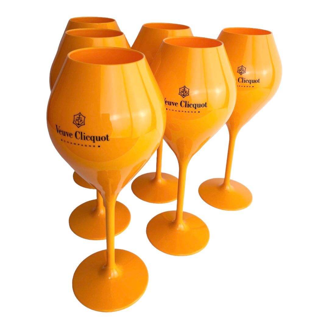 Veuve Clicquot ヴーヴクリコ シャンパングラス 6脚セット 非売品