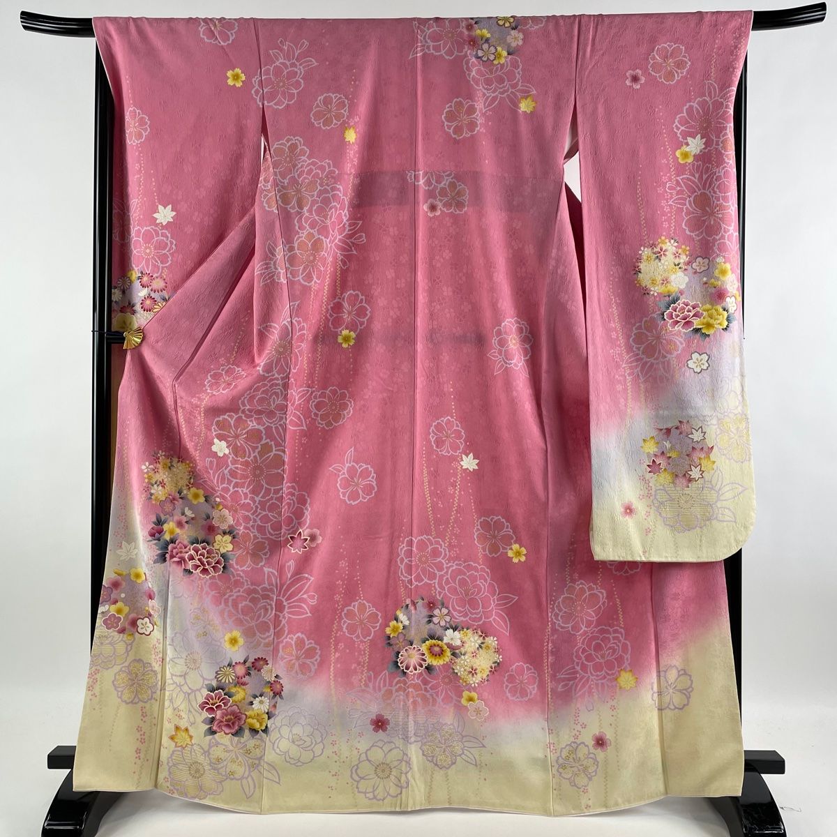 振袖 身丈168.5cm 裄丈68cm 正絹 美品 名品-