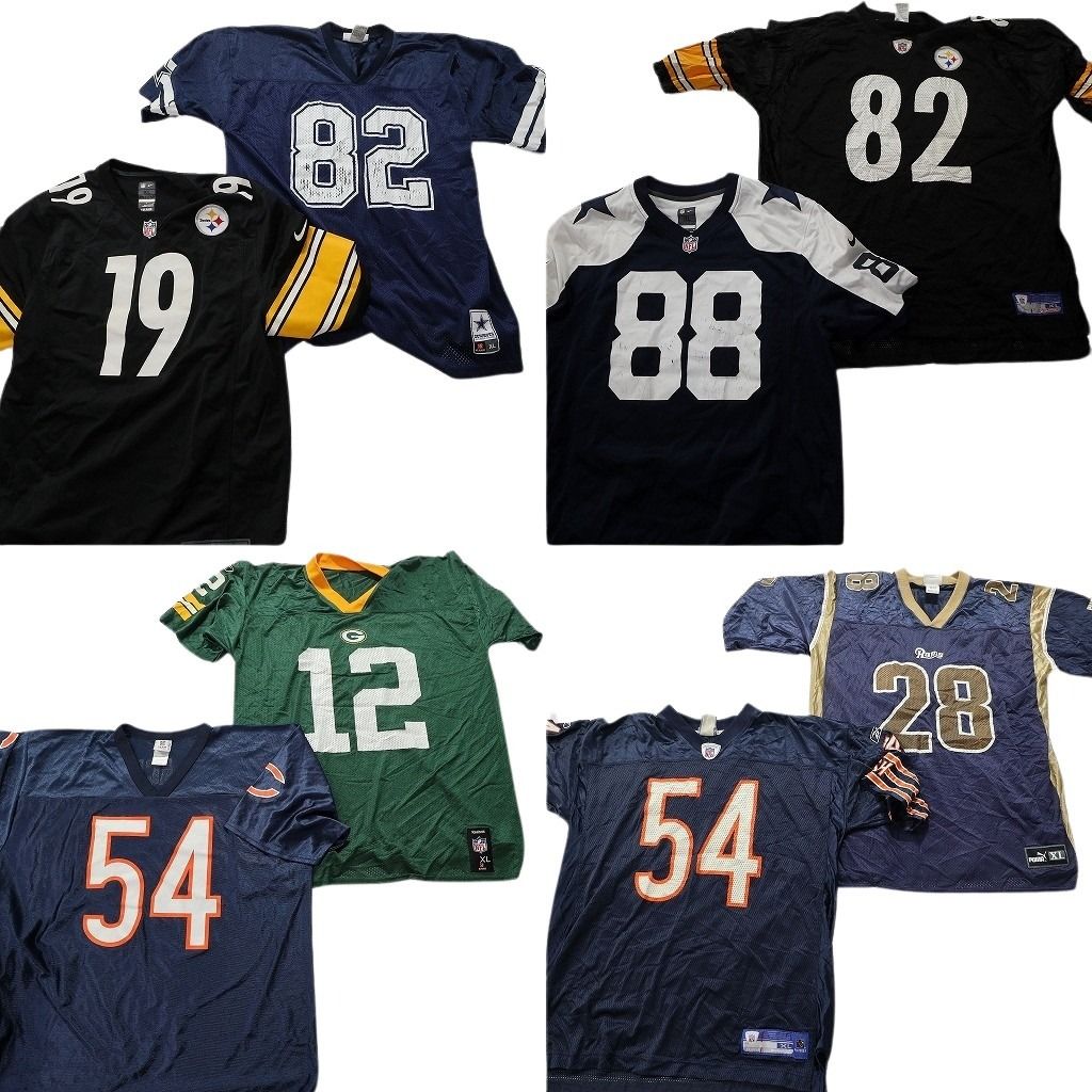 古着卸 NFL ゲームシャツ ユニフォーム 8枚セット メンズ XL プロチーム パッカーズ ナイキ 古着 NA6160