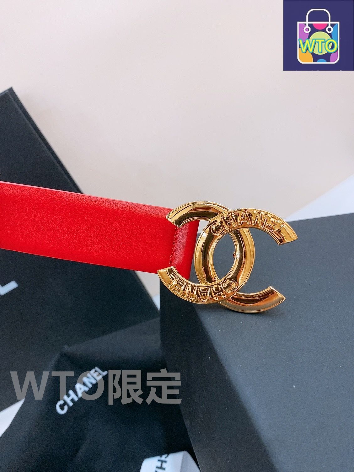 CHANEL ベルト空箱 今日特価】Chanel シャネル レザーベルト-1 - メルカリ