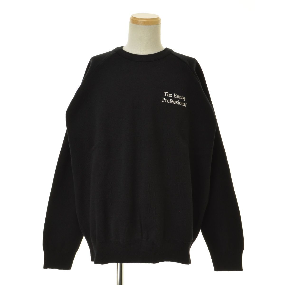 ennoy ROUND NECK PULLOVER BLACK L - www.sorbillomenu.com