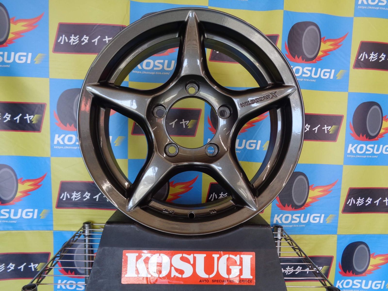 APIO WILD BOAR X アピオ ワイルドボアX 16インチ ホイール 5本セット 5.5J-16 5H139.7 ジムニー 神奈川県