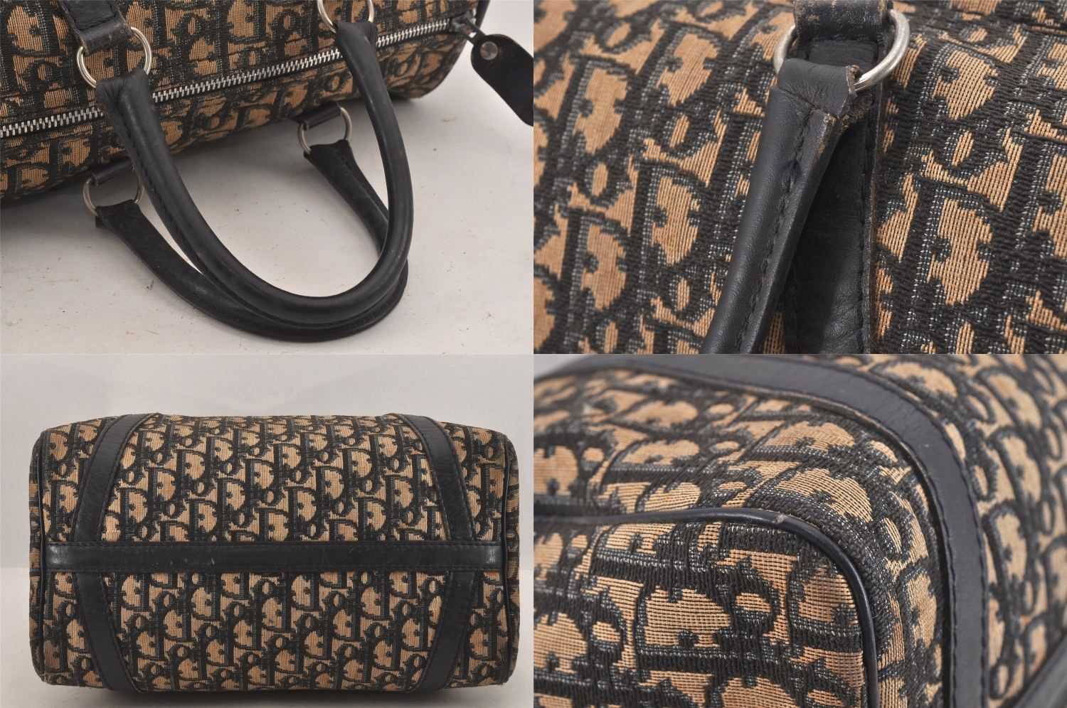 Christian Dior ディオール トロッター ハンドボストンバッグ