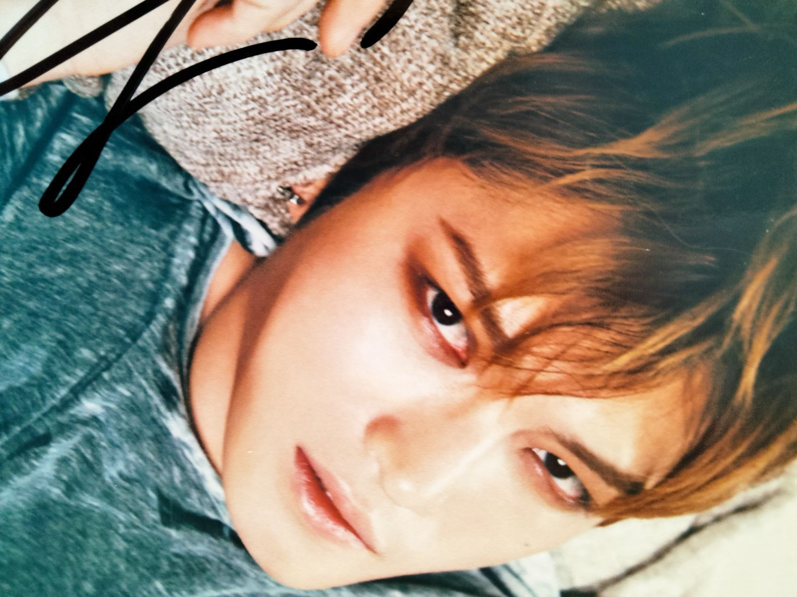 ジェジュン直筆サイン入り2Lサイズ写真…Kim Jae-joong - メルカリ