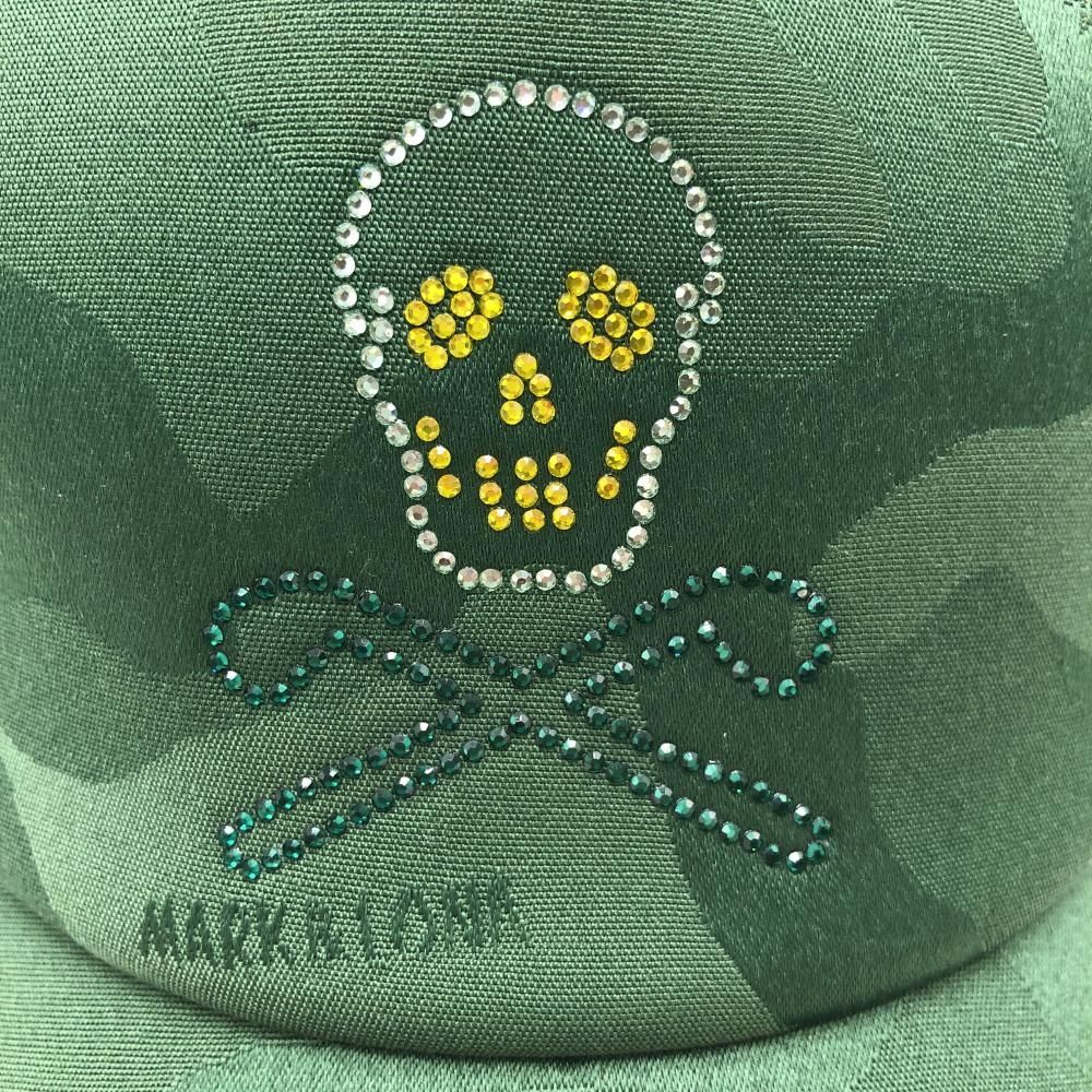 新品】マークアンドロナ キャップ グリーン 迷彩織生地 カモフラ