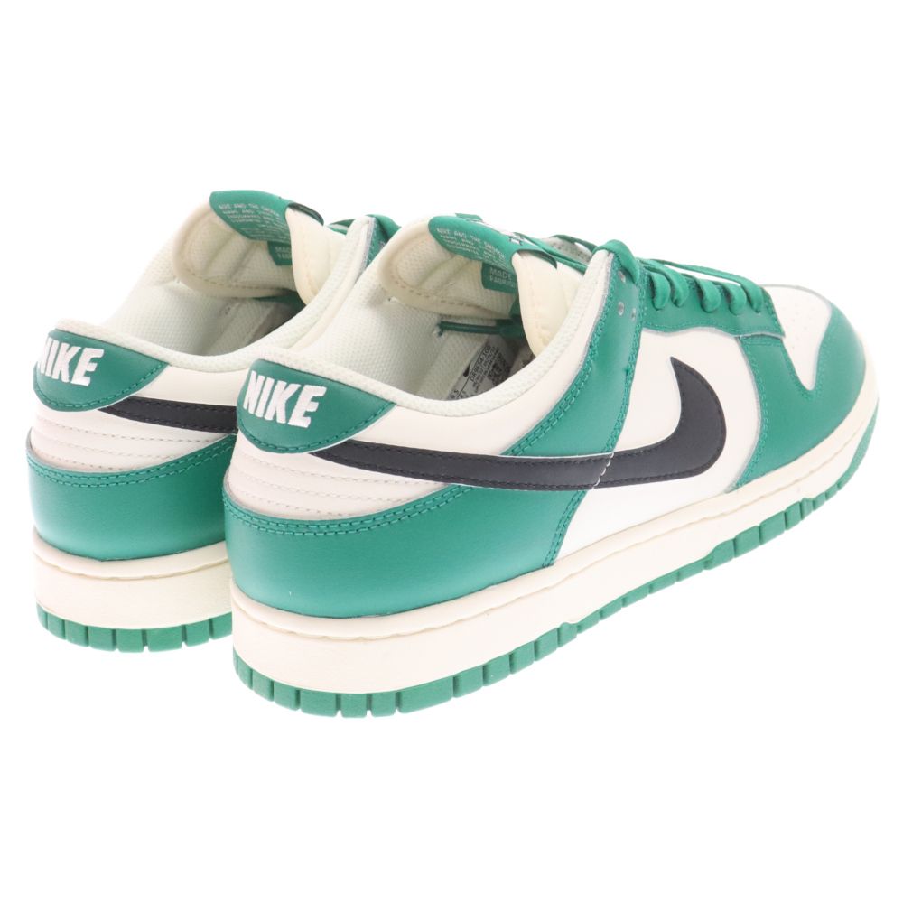 NIKE (ナイキ) DUNK LOW LOTTERY Pale Ivory Malachite DR9654 100 ダンク ロー ロッテリー  ペール アイボリー/グリーン マラカイト スニーカー - メルカリ