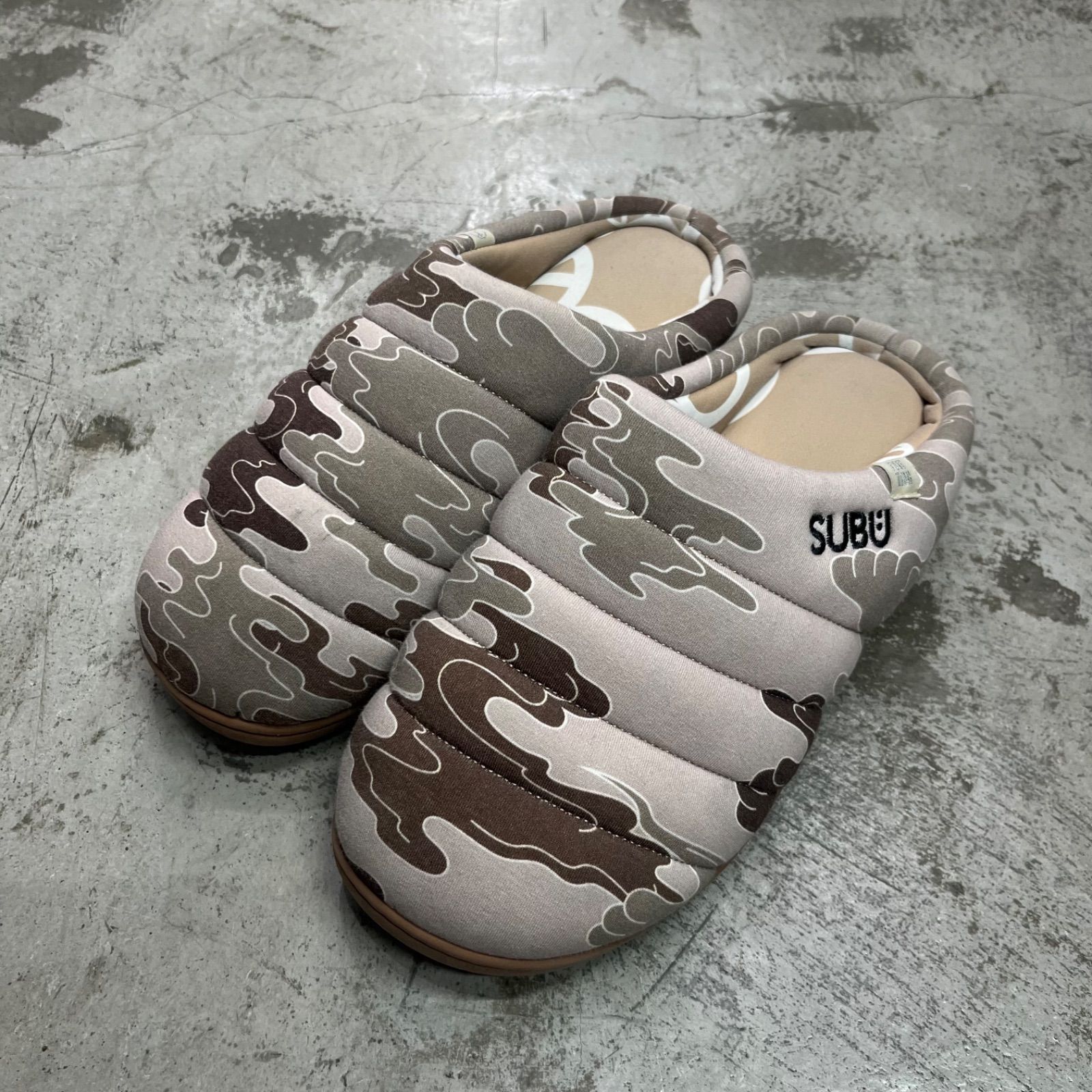 FAF Fake As Flowers × SUBU SUBU WIK CAMO SAND カモサンダル エフエーエフ フェイクアスフラワーズ スブ 98245A4