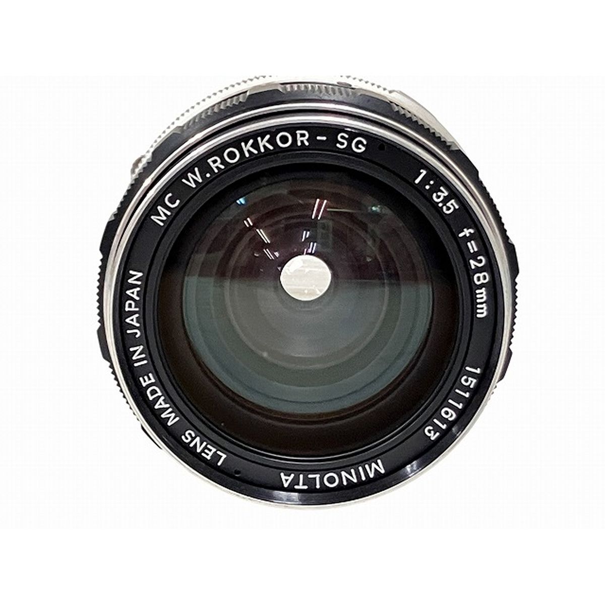 MINOLTA SRT 101 ミノルタ MC W.ROKKOR SG 1:3.5 f=28mm 一眼レフ